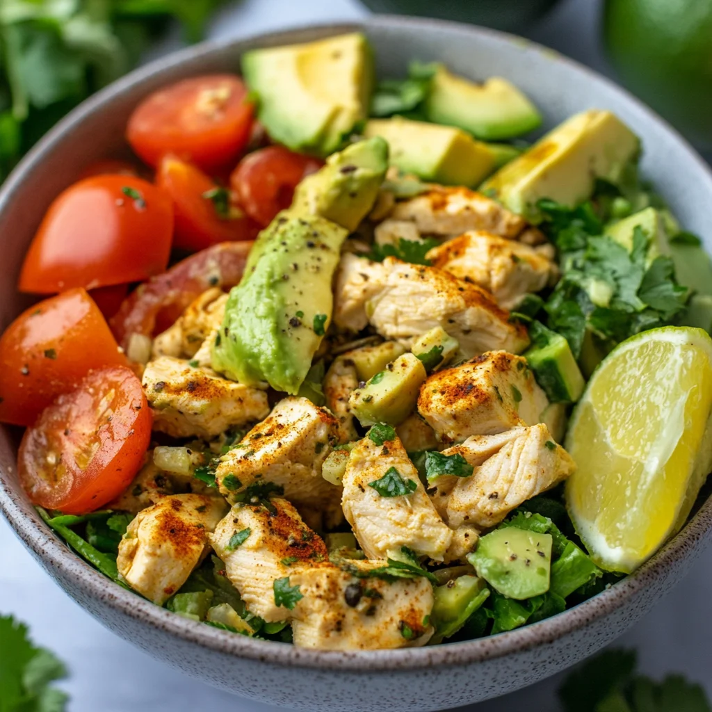 mebmbel Avocado Chicken Salad No Mayo