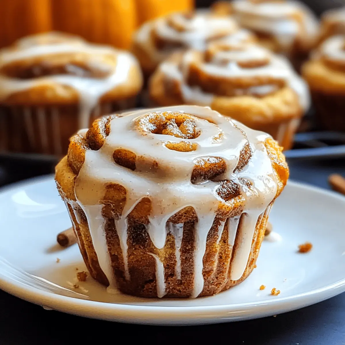 Pumpkin Cinnamon Roll Muffins that Feel like Fall Magic 4 Pumpkin Cinnamon Roll Muffins