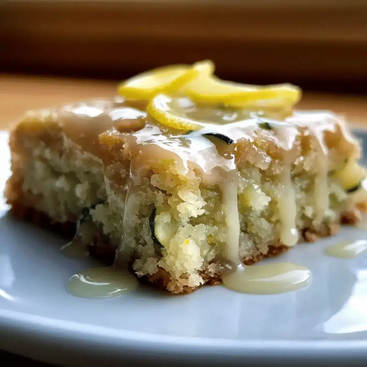 Lemon Zucchini Bars with Glaze for a Moist Sweet Treat 4 Lemon Zucchini Bars with Glaze