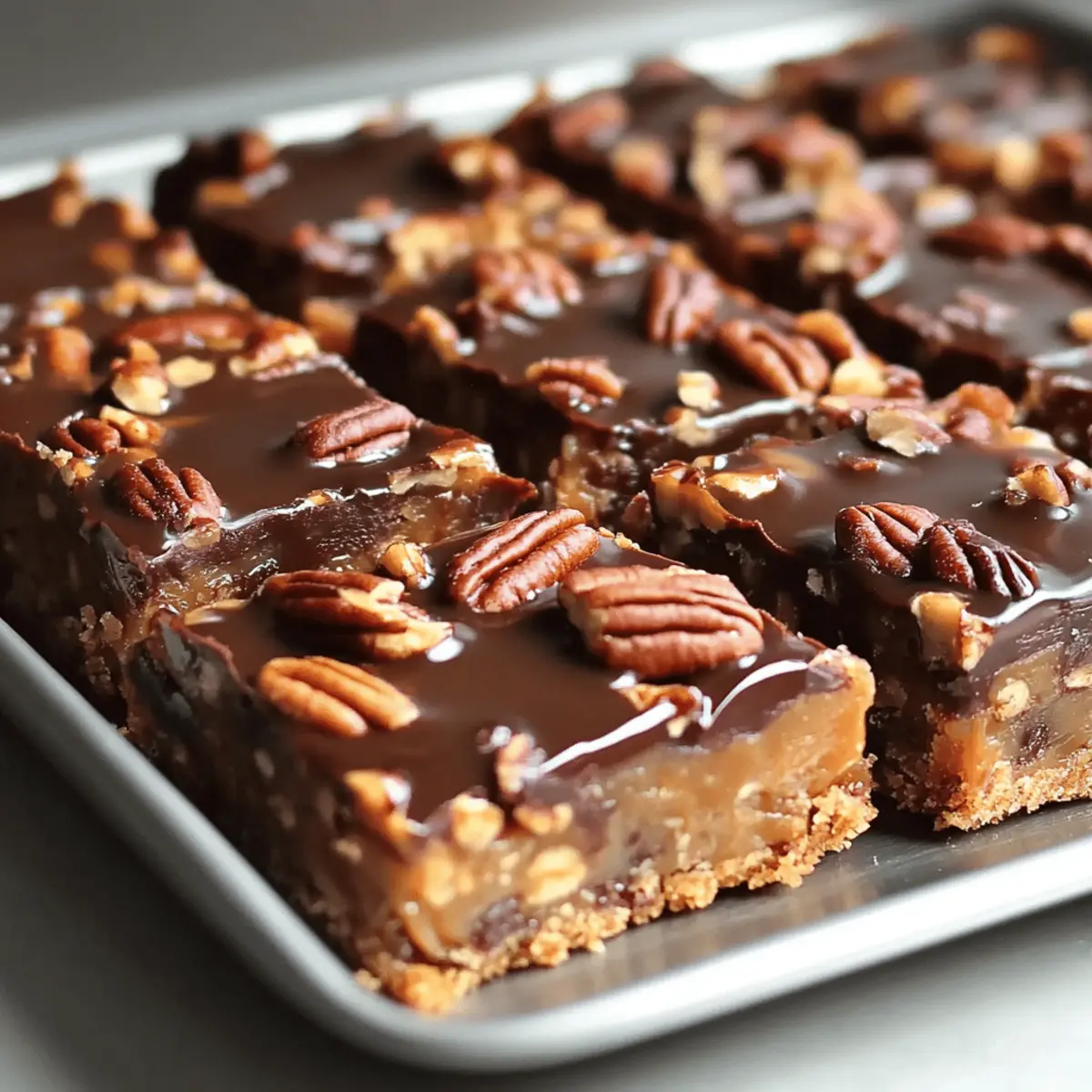 Irresistible Turtle Bars: Easy Recipe for Sweet Cravings 4 Turtle Bars
