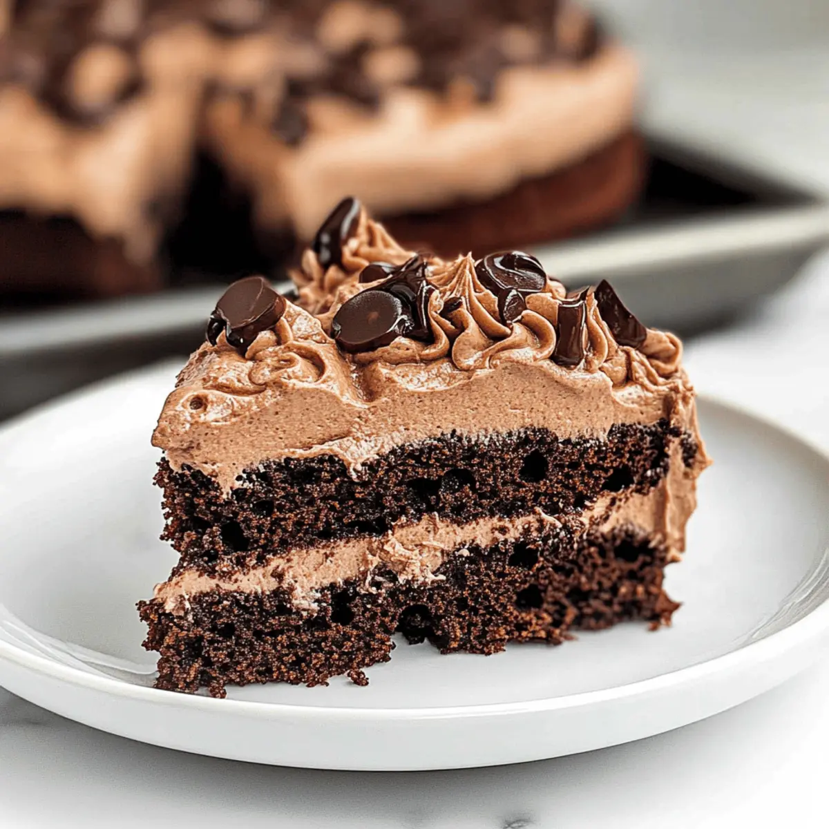 Chocolate Poke Cake