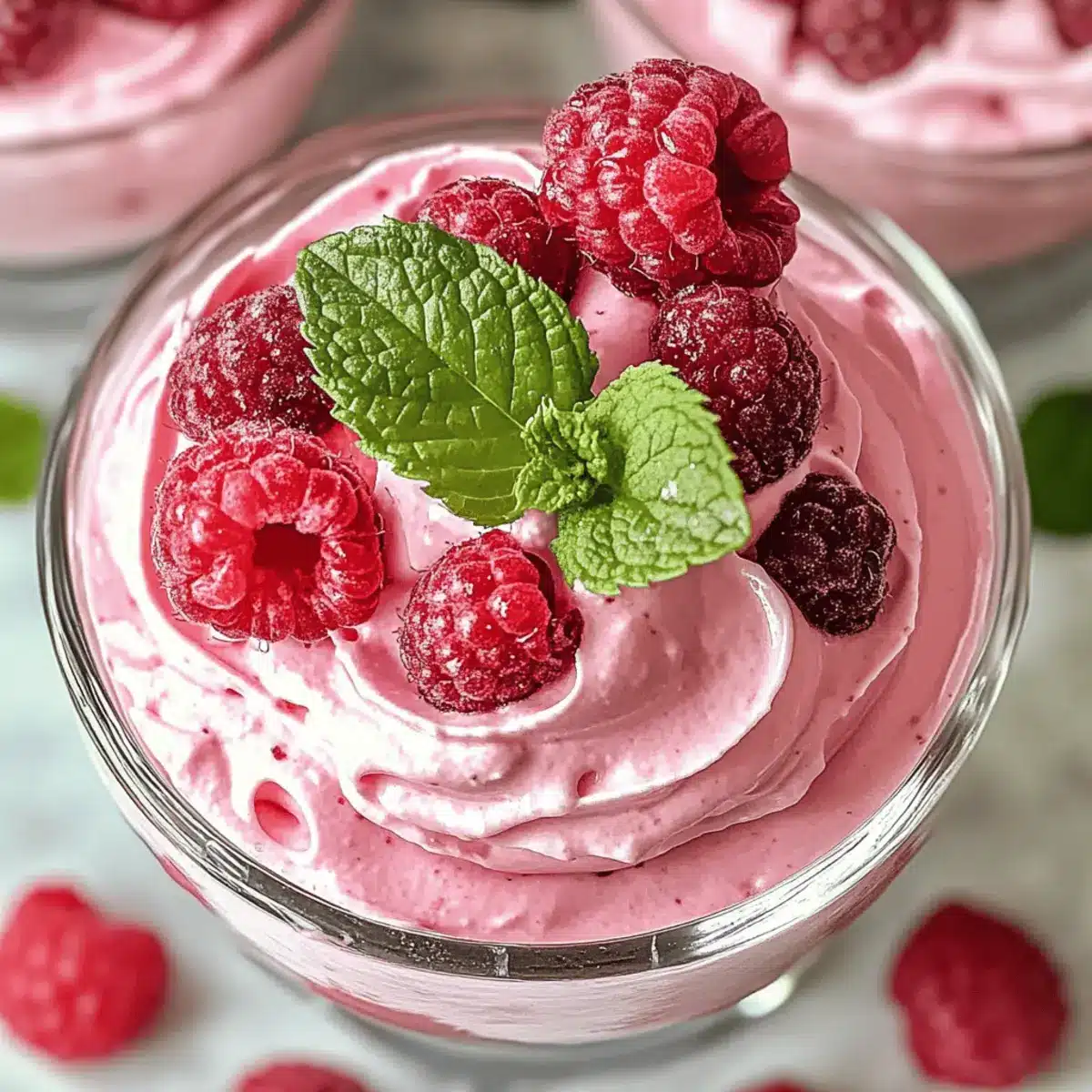 Cheese Raspberry Mousse