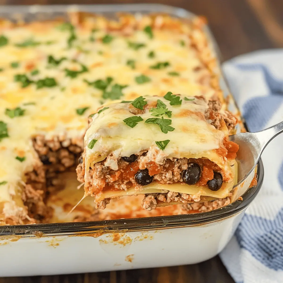 Southwestern Lasagna Casserole for a Cozy Family Feast 4 Southwestern Lasagna Casserole