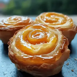 Delicious Peach Pie Cruffins: Flaky Sweetness Awaits 5 Peach Pie Cruffins