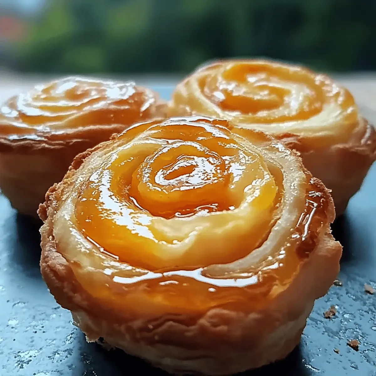 Delicious Peach Pie Cruffins: Flaky Sweetness Awaits 4 Peach Pie Cruffins