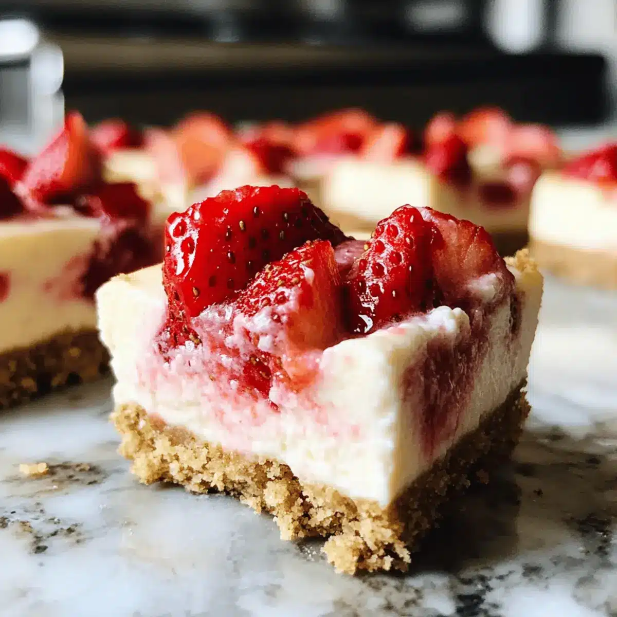 No-Bake Strawberry Cheesecake Bites
