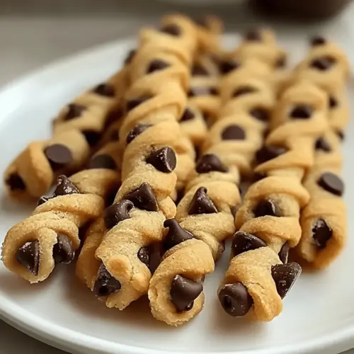 Chocolate Chip Cookie Dough Twists