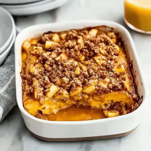 Pumpkin Apple French Toast Bake