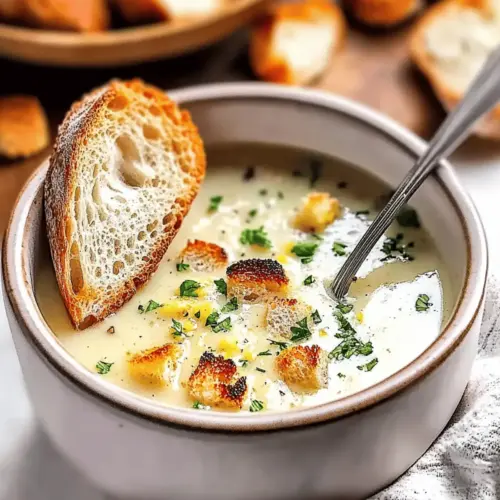 French Style Garlic Soup