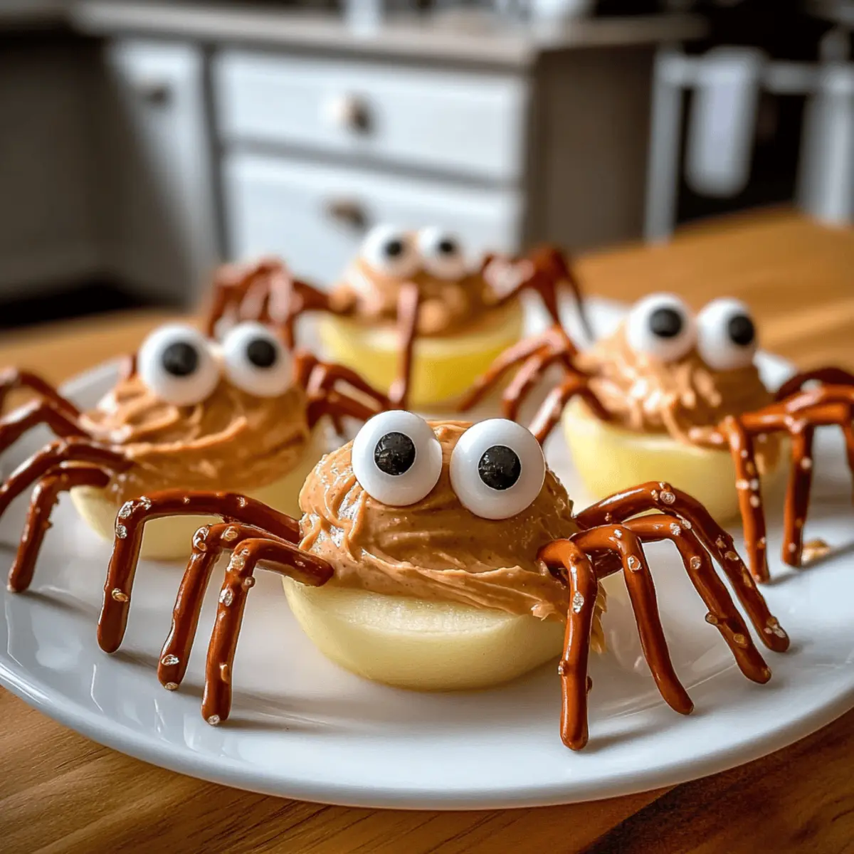 Apple Spiders Halloween Snack dcegb2