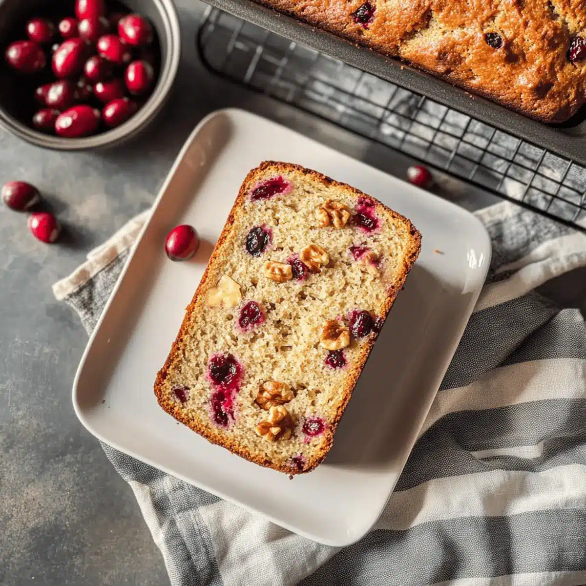 Cranberry Walnut Bread eamina