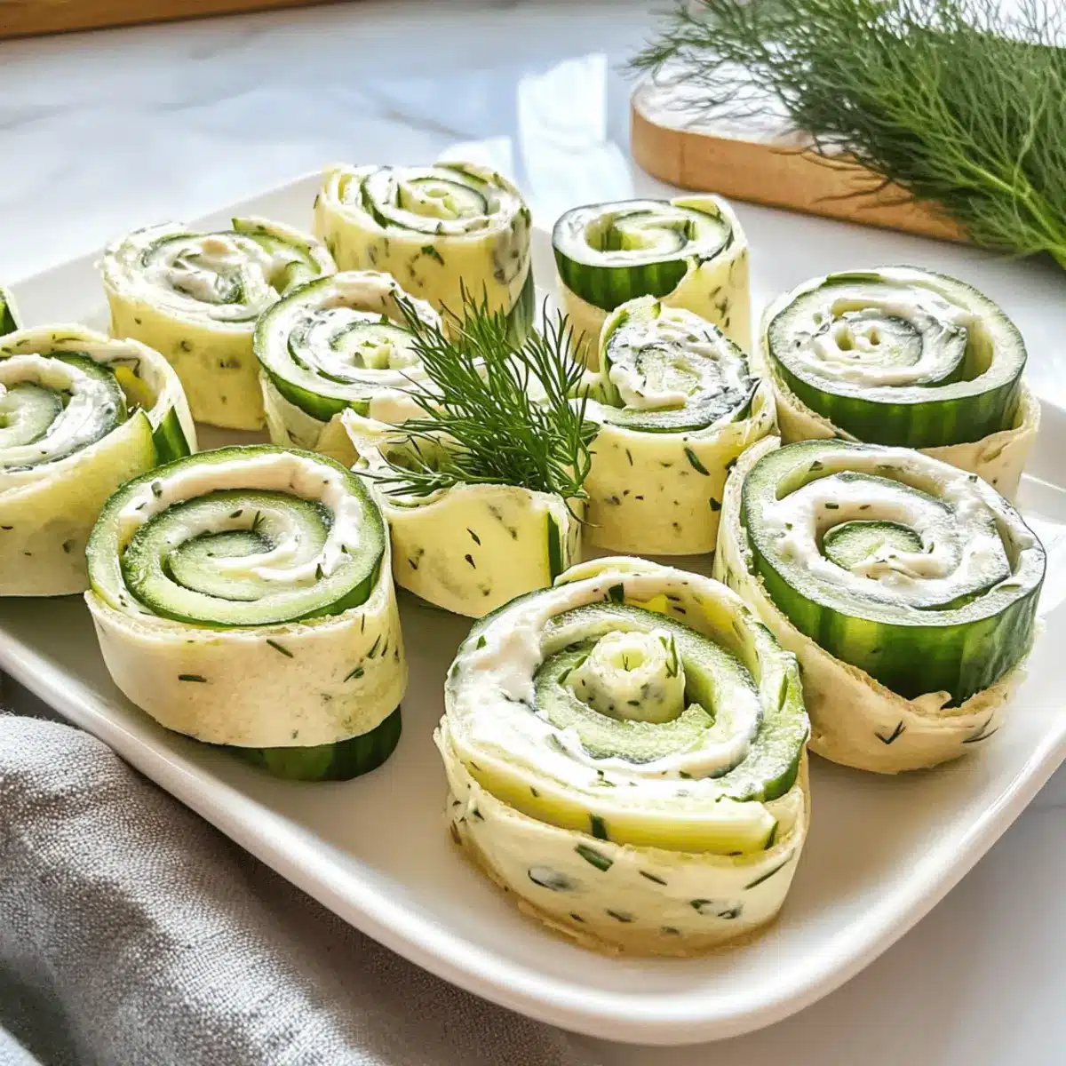 Cucumber Dill Pinwheels javkah