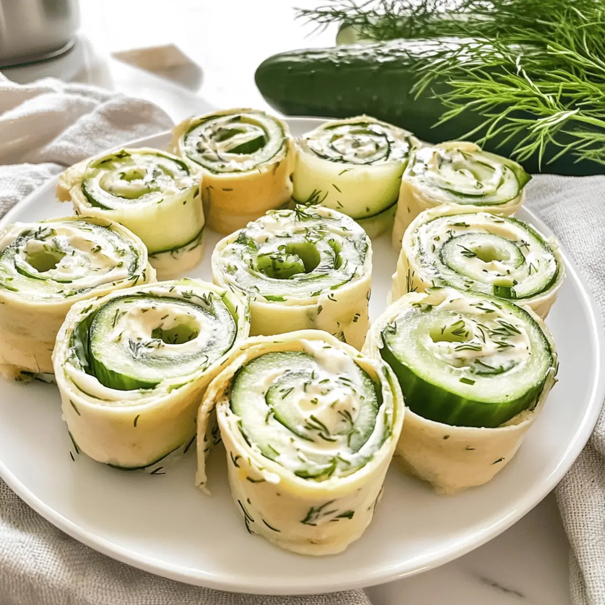 Cucumber Dill Pinwheels u4trer