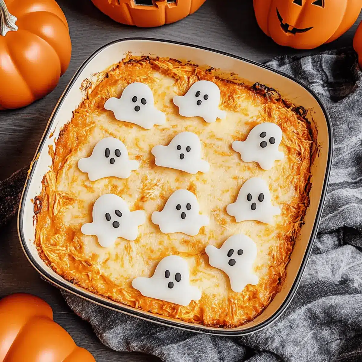 Spooky Halloween Buffalo Chicken Dip That'll Wow Your Guests 1 Halloween Buffalo Chicken Dip qcezqa