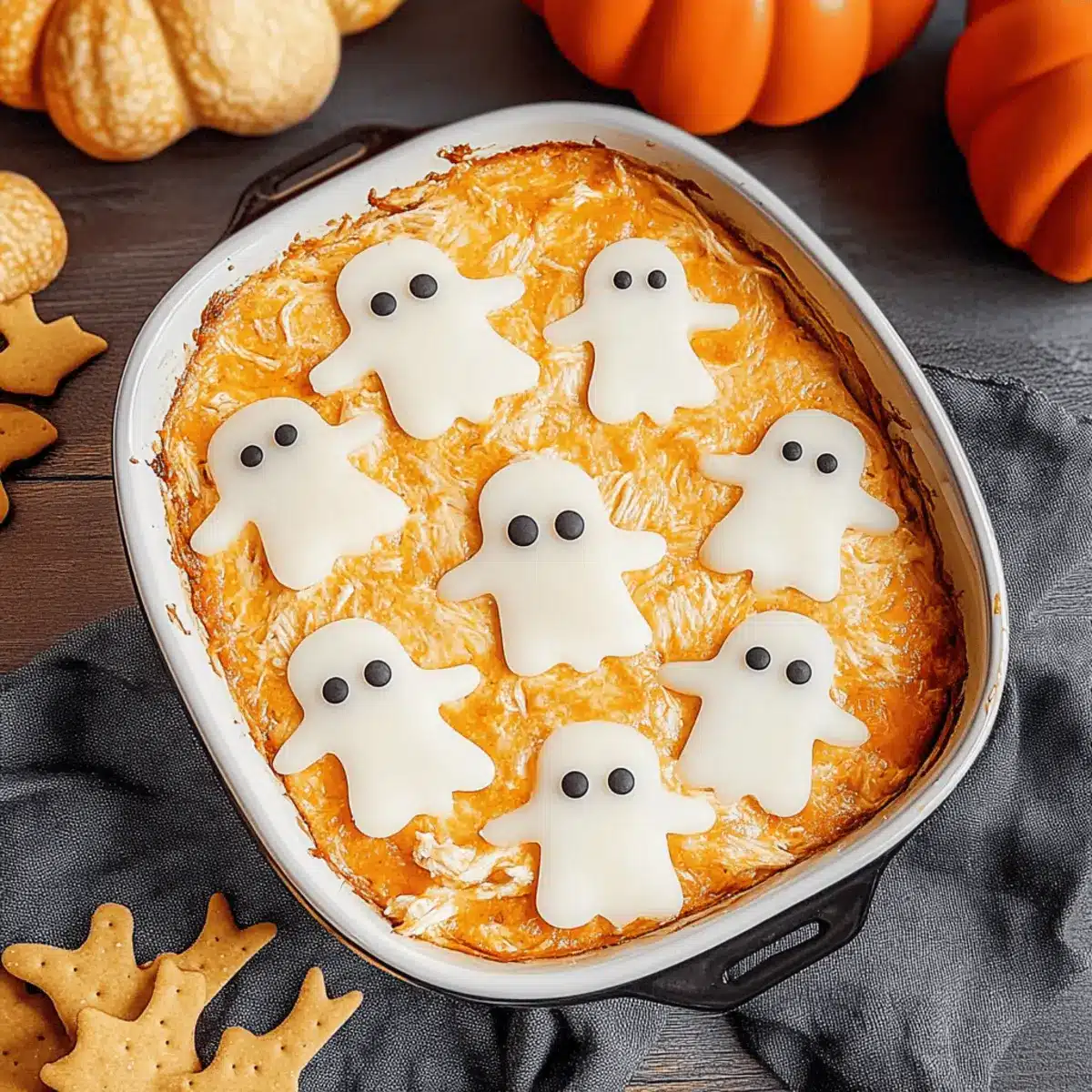 Spooky Halloween Buffalo Chicken Dip That'll Wow Your Guests 2 Halloween Buffalo Chicken Dip sgmh21