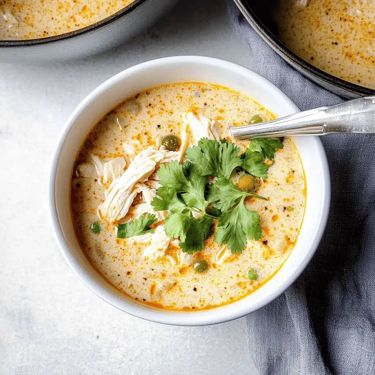 Keto White Chicken Chili