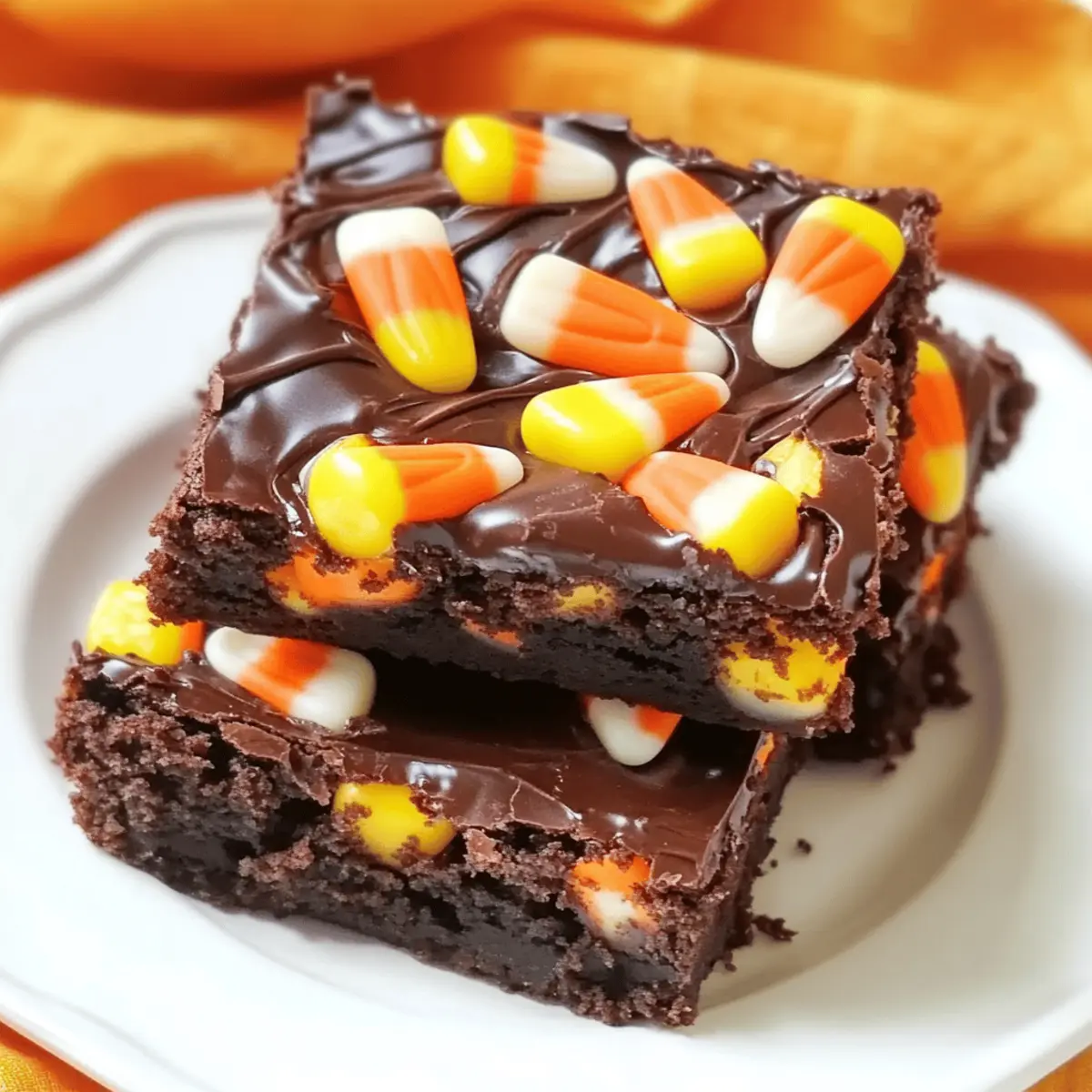 Candy Corn Brownies That Make Halloween Extra Sweet 4 Candy Corn Brownies