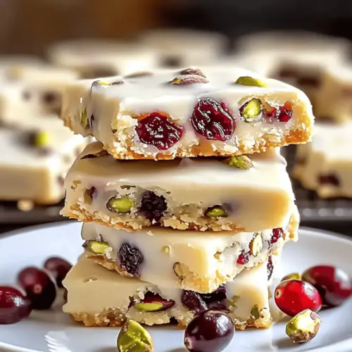 Cranberry Pistachio Shortbread Cookies: The Hol