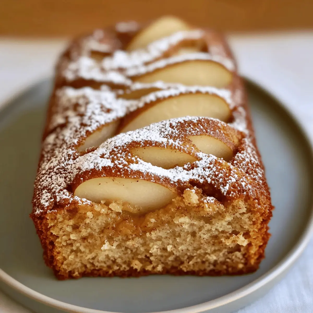 Warm & Moist Spiced Pear Cake for Cozy Fall Days 4 Spiced Pear Cake