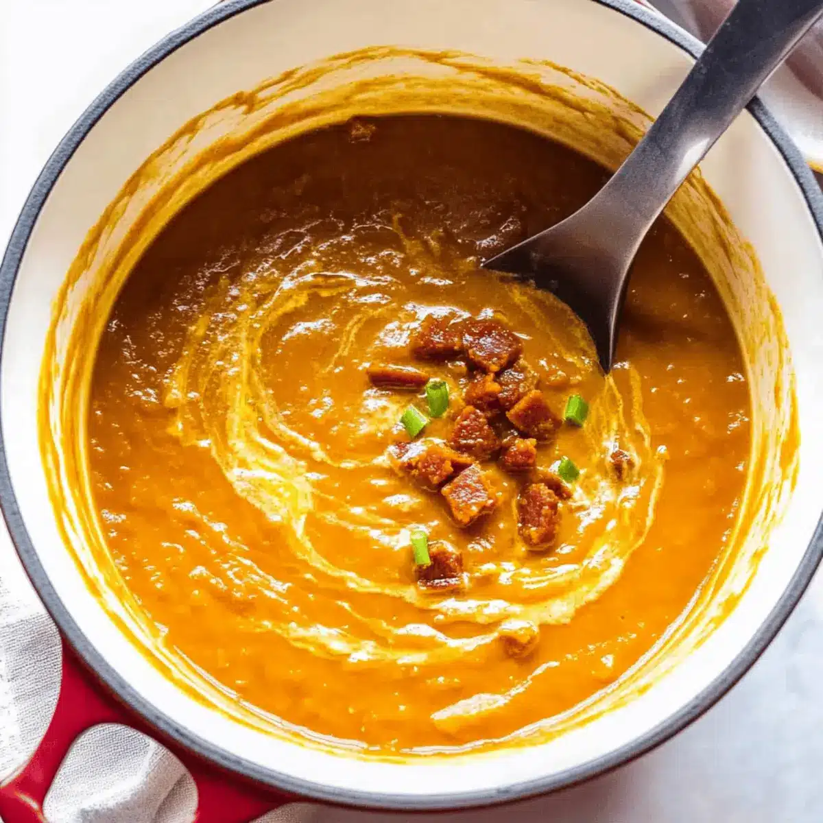 chorizo pumpkin soup