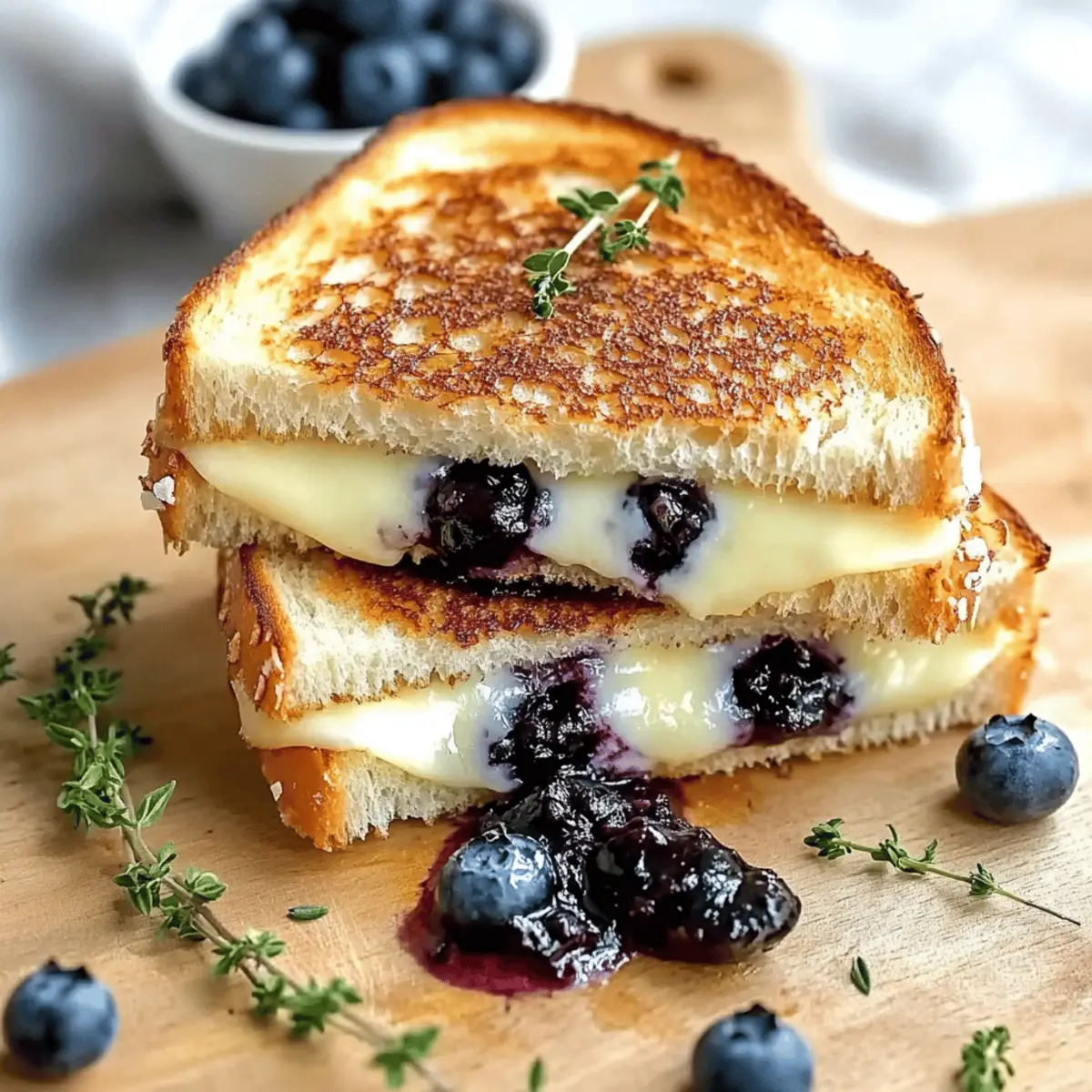 Blueberry Grilled Cheese
