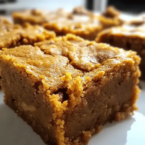 Pumpkin Maple Blondies