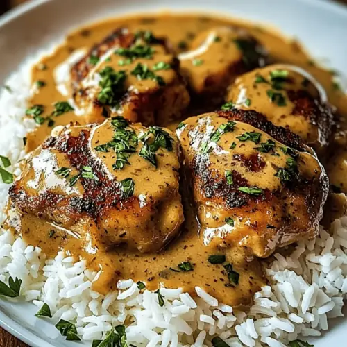 Smothered Chicken and Rice