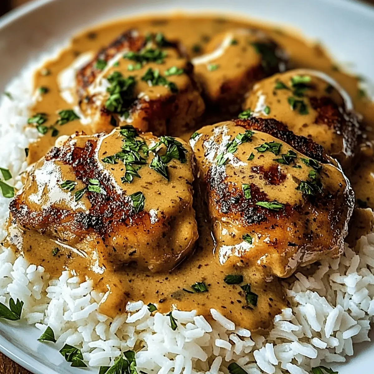 Smothered Chicken and Rice: A Cozy Southern Comfort Delight 4 Smothered Chicken and Rice