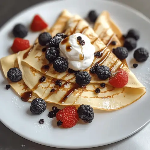 Healthy Protein Crepes
