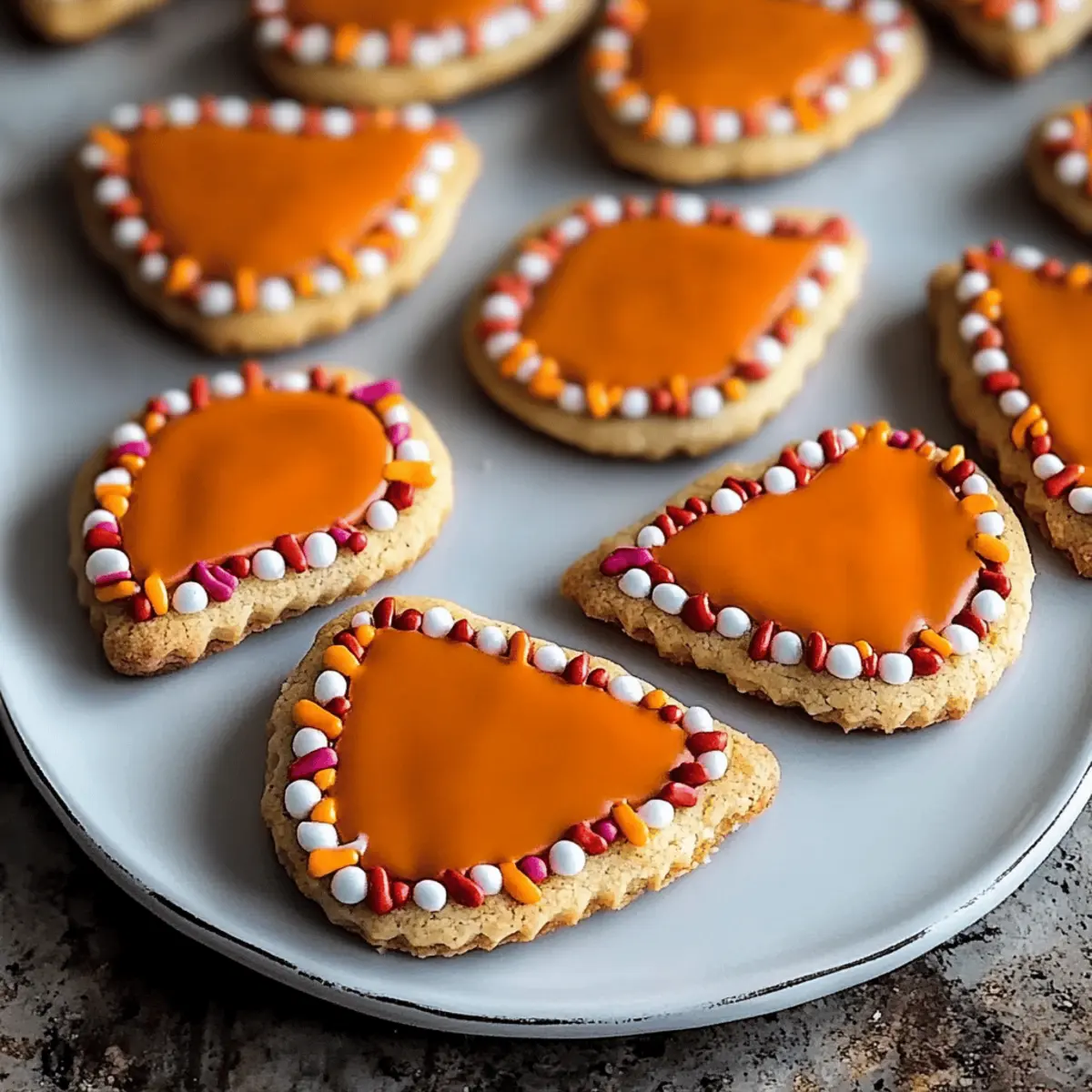 Pumpkin Pie Cut Out Cookies