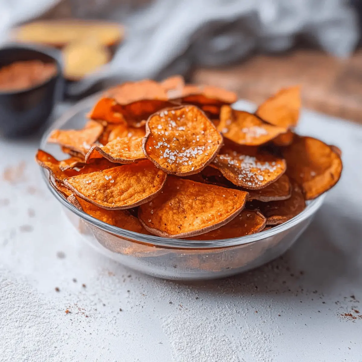 Air Fryer Sweet Potato Chips: Crispy, Vegan, and Irresistible 4 Air Fryer Sweet Potato Chips