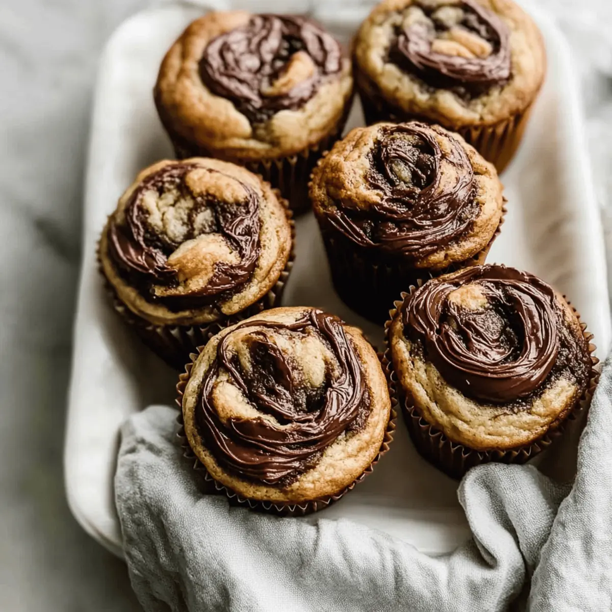 Banana Nutella Muffins: Irresistibly Soft and Decadent Delight 9 Banana Nutella Muffins e2oc8r