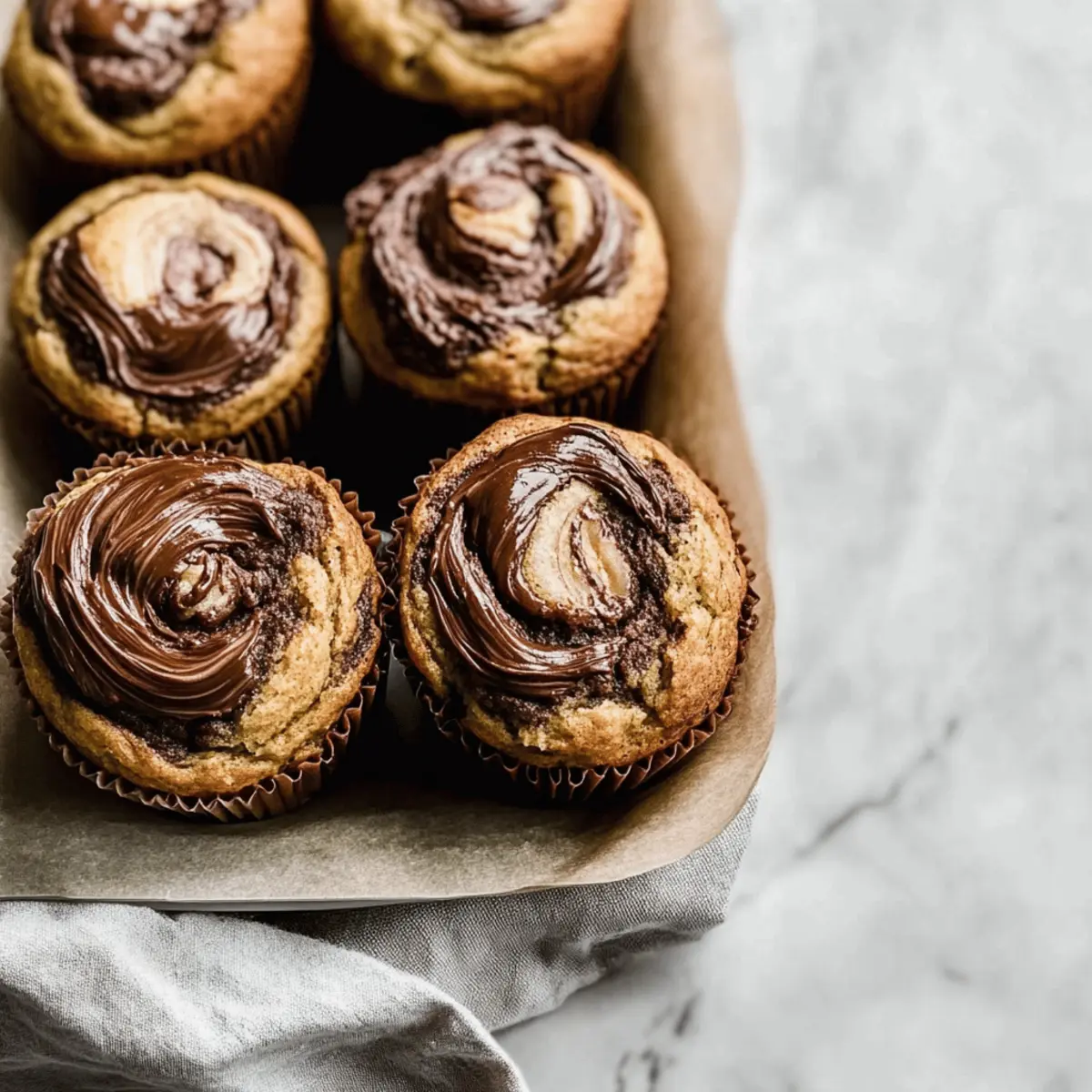 Banana Nutella Muffins: Irresistibly Soft and Decadent Delight 1 Banana Nutella Muffins glphbl