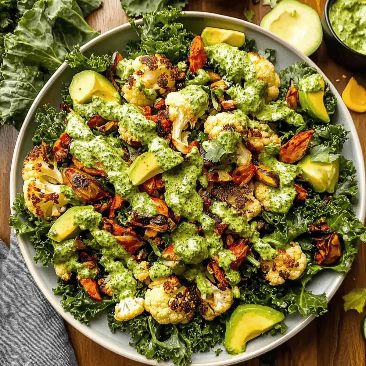 Vibrant Cauliflower Green Goddess Salad for a Healthy Boost 1 Cauliflower Green Goddess Salad ygrohq