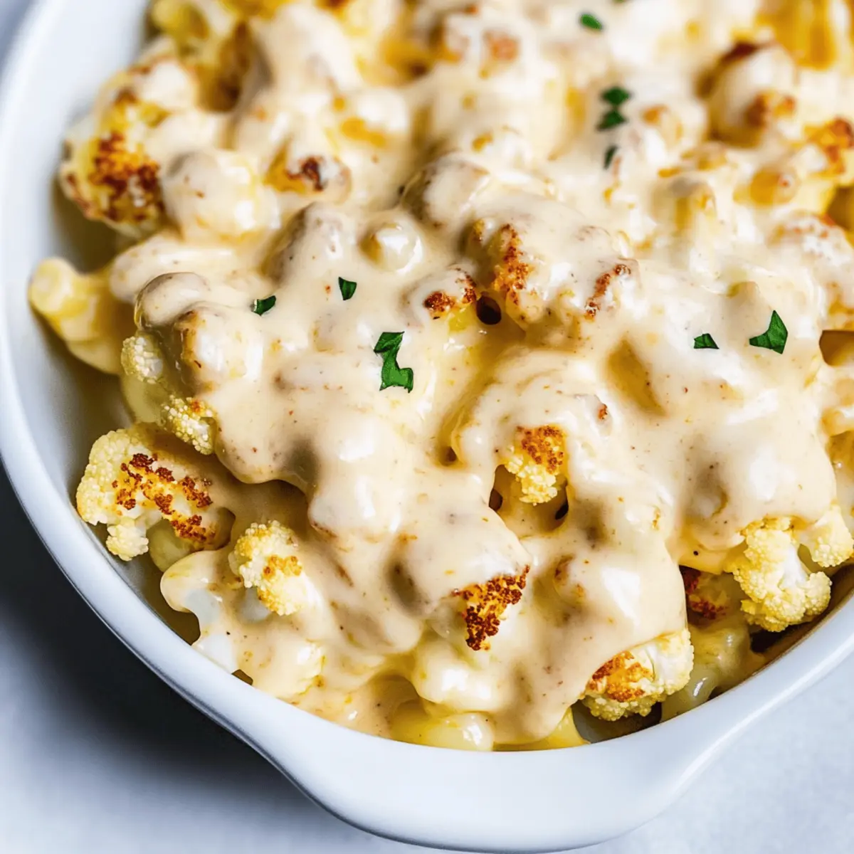 Creamy Cauliflower Mac and Cheese: Guilt-Free Comfort Food 1 Cauliflower Mac and Cheese slinyu