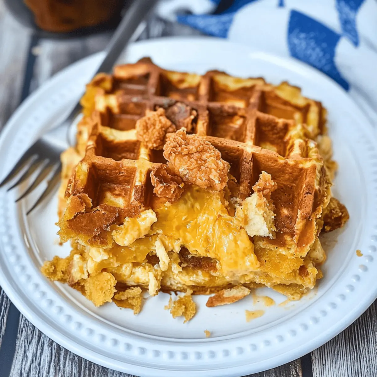 Savory Chicken And Waffles Casserole for Cozy Brunch Vibes 3 Chicken And Waffles Casserole bsbym4