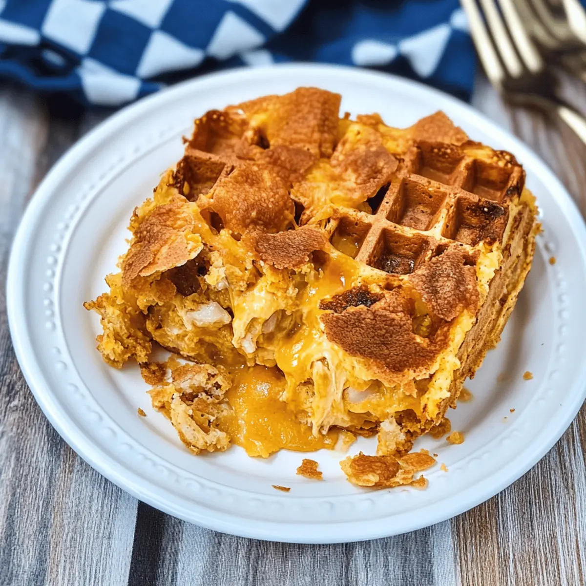 Savory Chicken And Waffles Casserole for Cozy Brunch Vibes 6