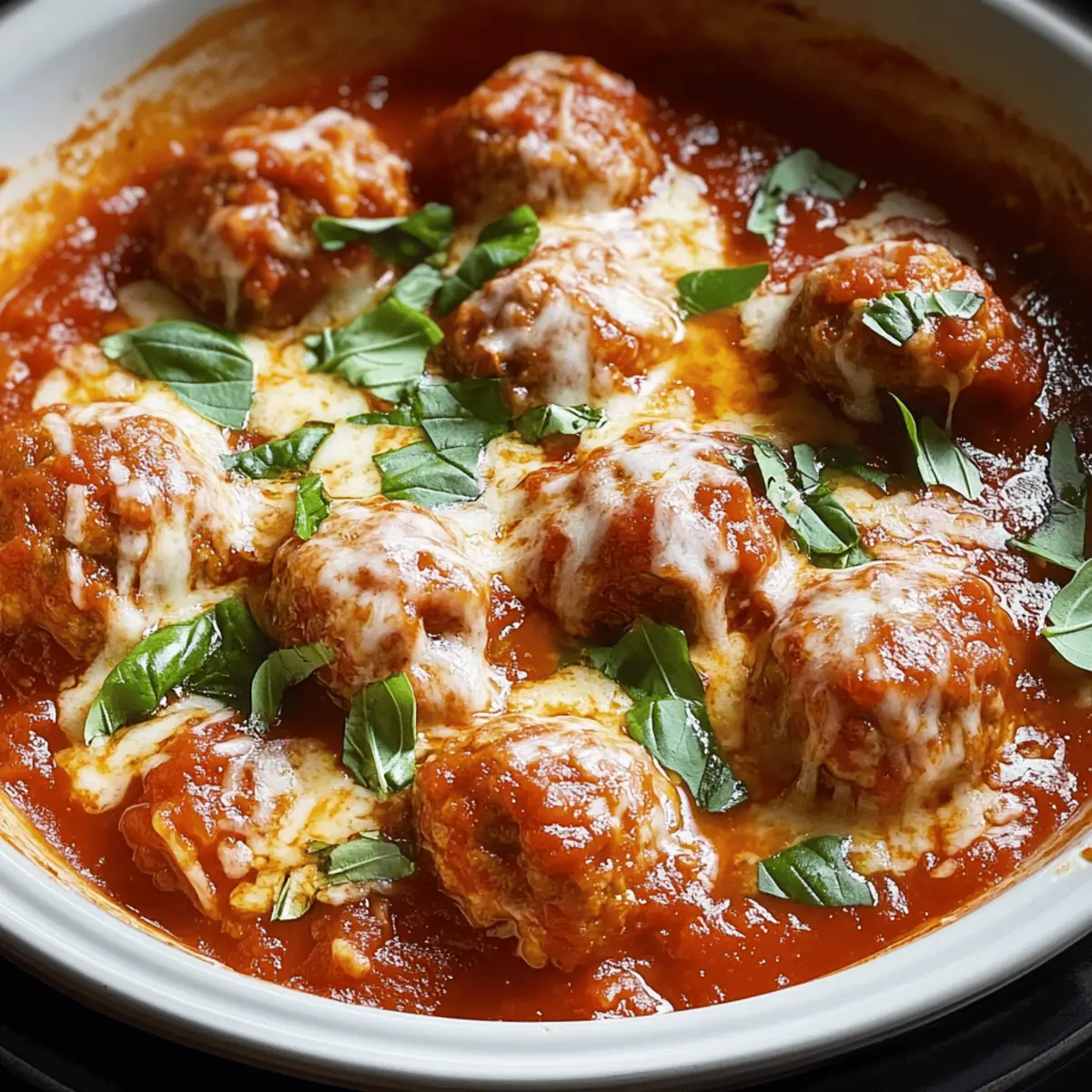 Savory Chicken Parm Meatballs Slow-Cooked to Perfection 1 Chicken Parm Meatballs iqjo61