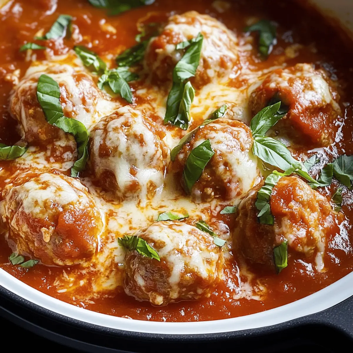 Savory Chicken Parm Meatballs Slow-Cooked to Perfection 3