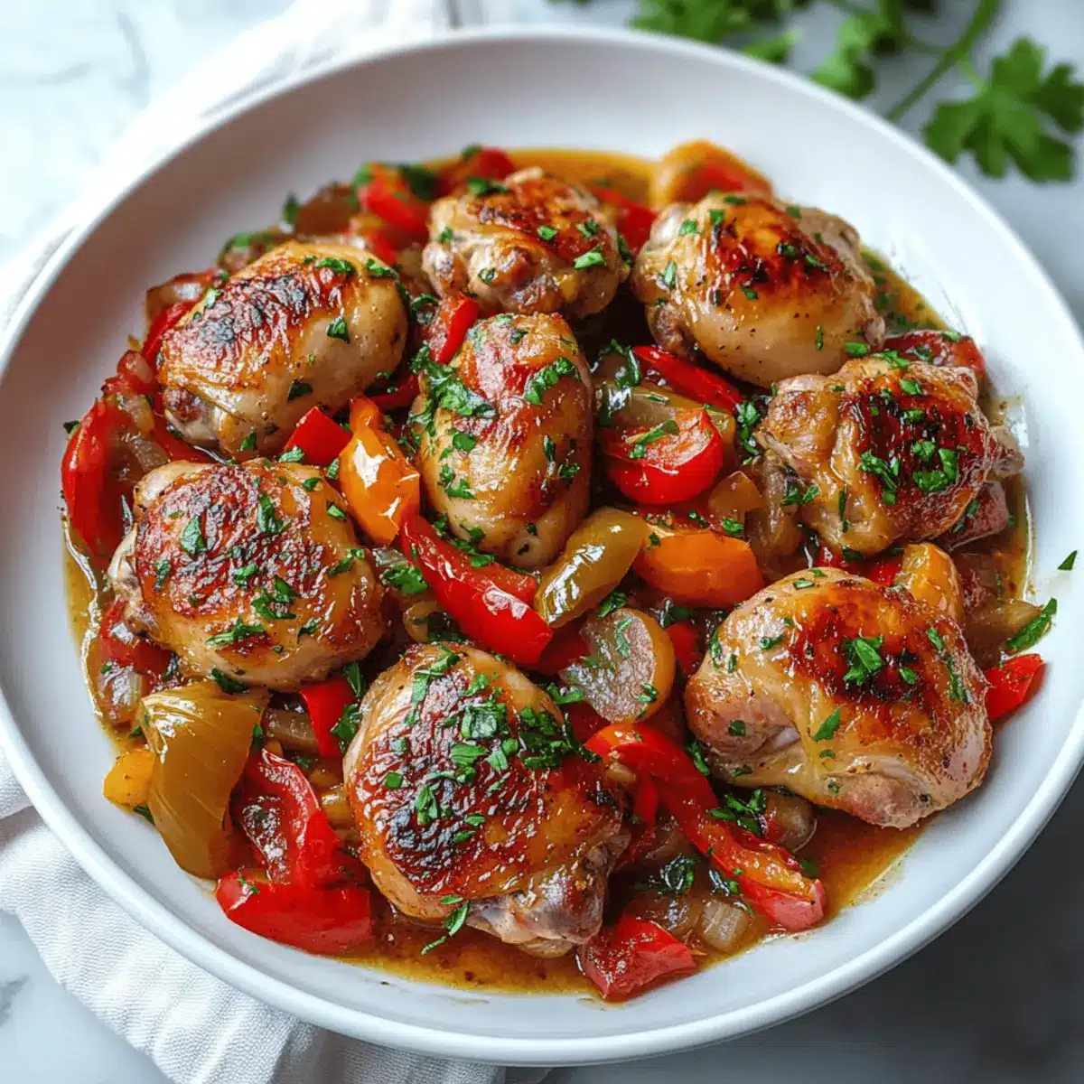 Chicken Scarpariello enjnso