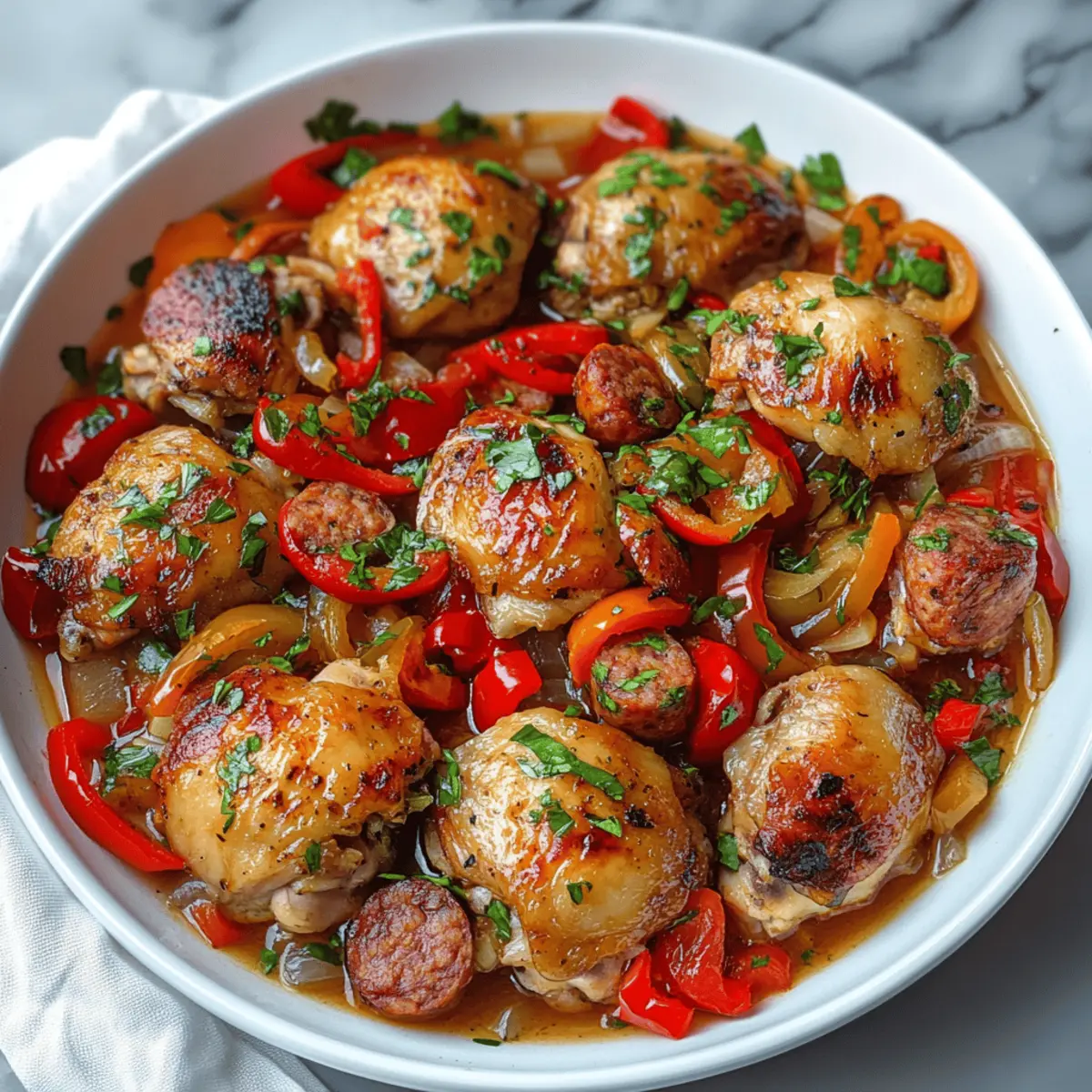 Chicken Scarpariello tzifro