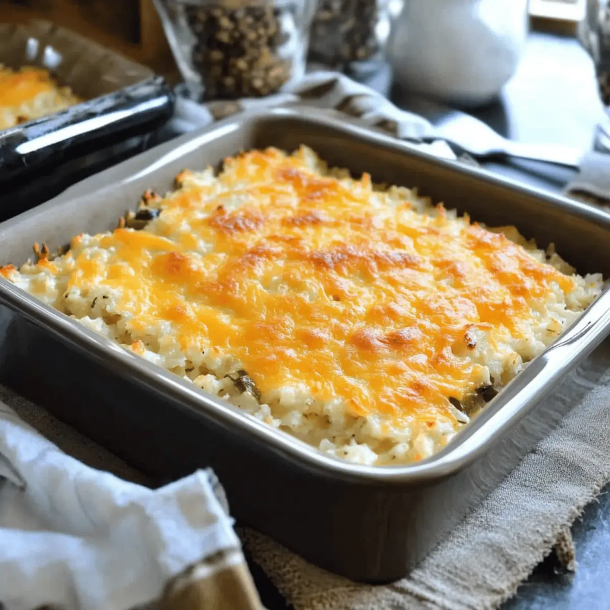 Cheesy Chile Cauliflower Casserole for Comforting Nights 1 Chile Cauliflower Casserole h5ndsw