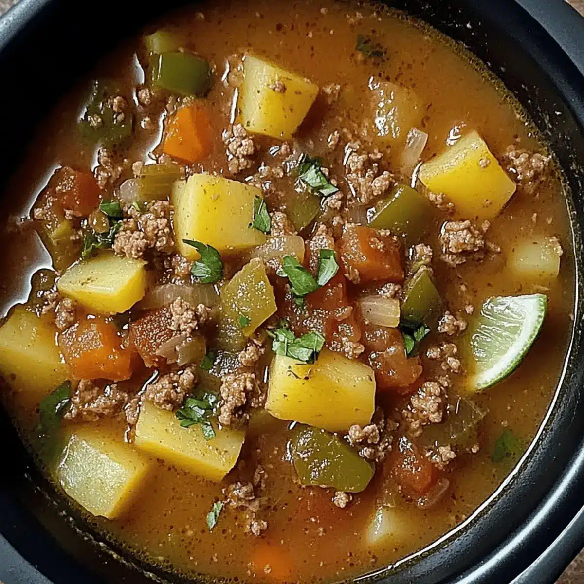 Chile Stew with Ground Beef cpvpki
