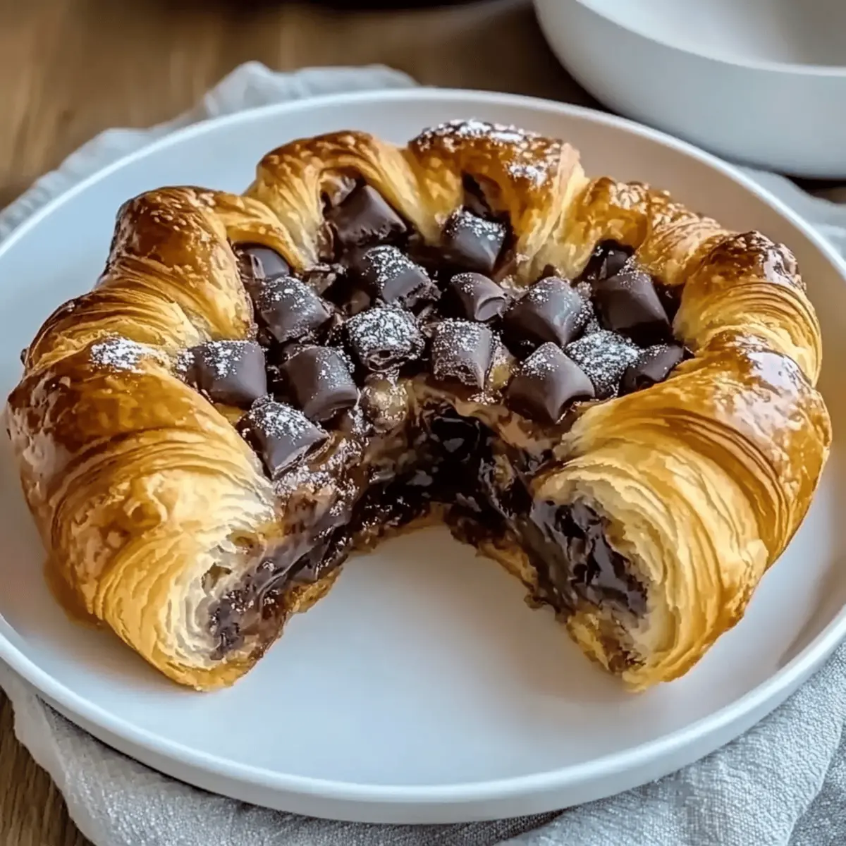 Chocolate Croissant Breakfast Bake: Morning Indulgence Awaits 1 Chocolate Croissant Breakfast Bake sh378h
