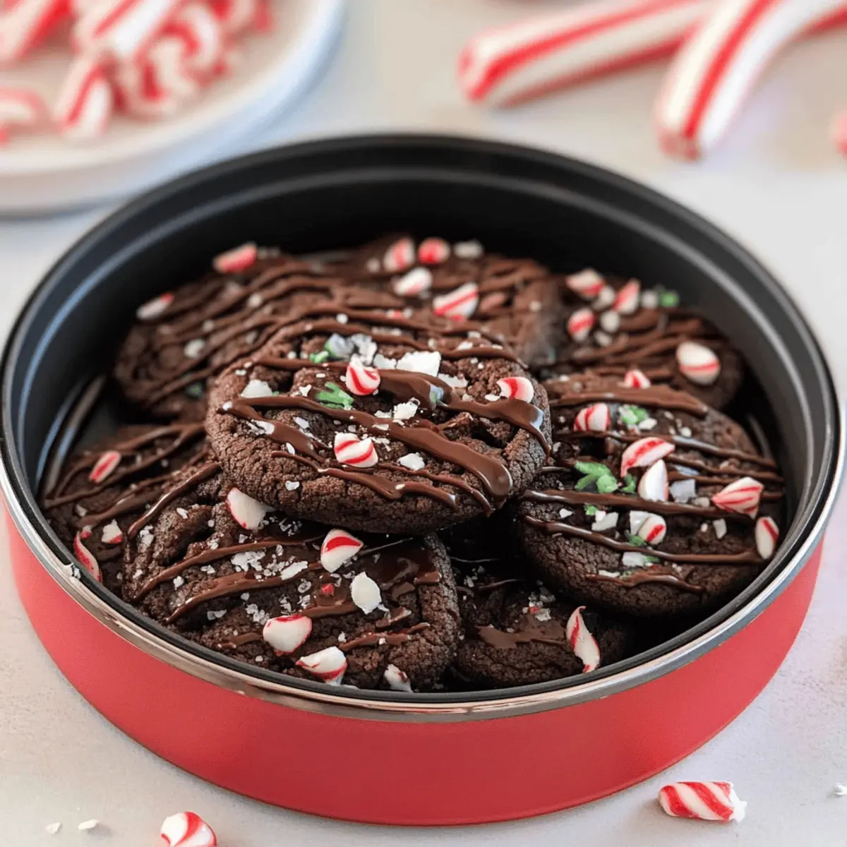 Irresistible Chocolate Peppermint Cookies for a Festive Treat 1