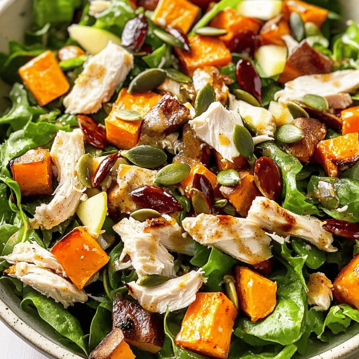 Chopped Fall Harvest Salad with Chicken: Cozy Autumn Delight 4 Chopped Fall Harvest Salad with Chicken