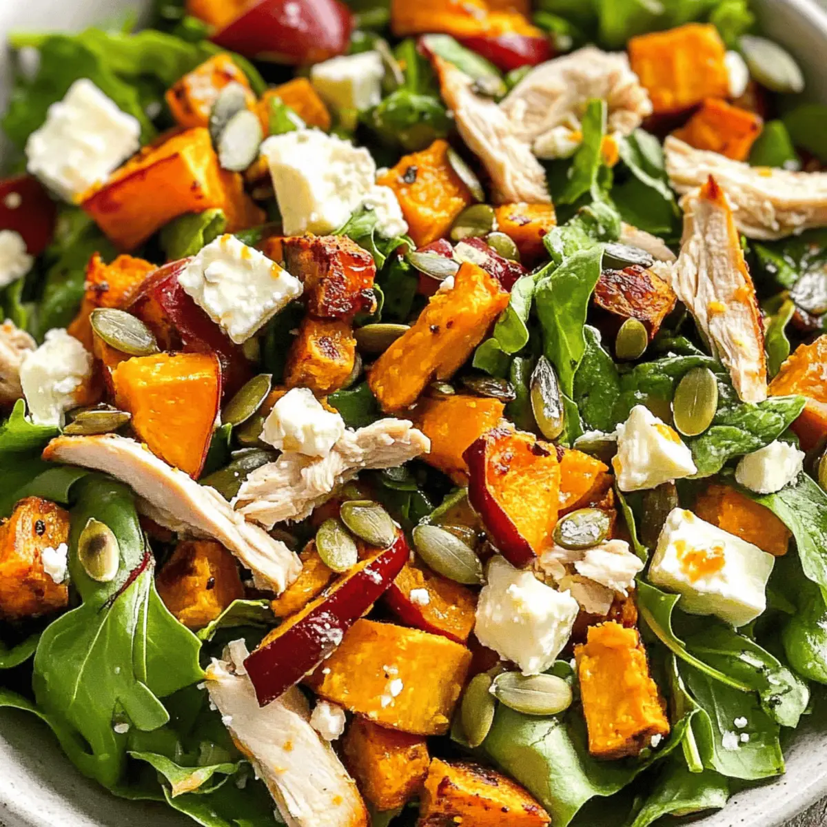 Chopped Fall Harvest Salad with Chicken: Cozy Autumn Delight 1 Chopped Fall Harvest Salad with Chicken vwneki