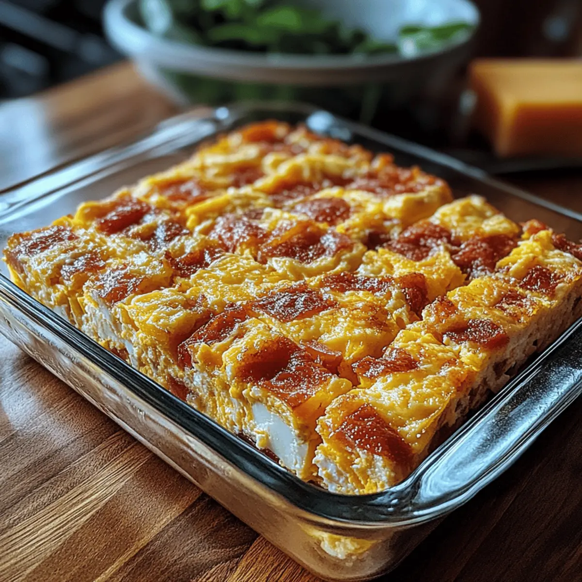 Cottage Cheese Egg Breakfast Bars q0svbu