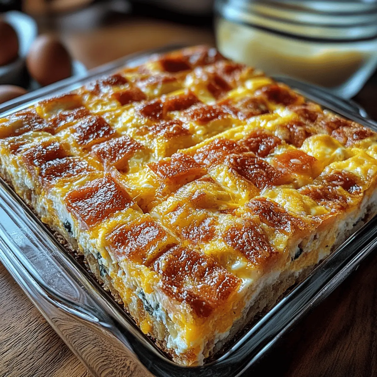 Cottage Cheese & Egg Breakfast Bars