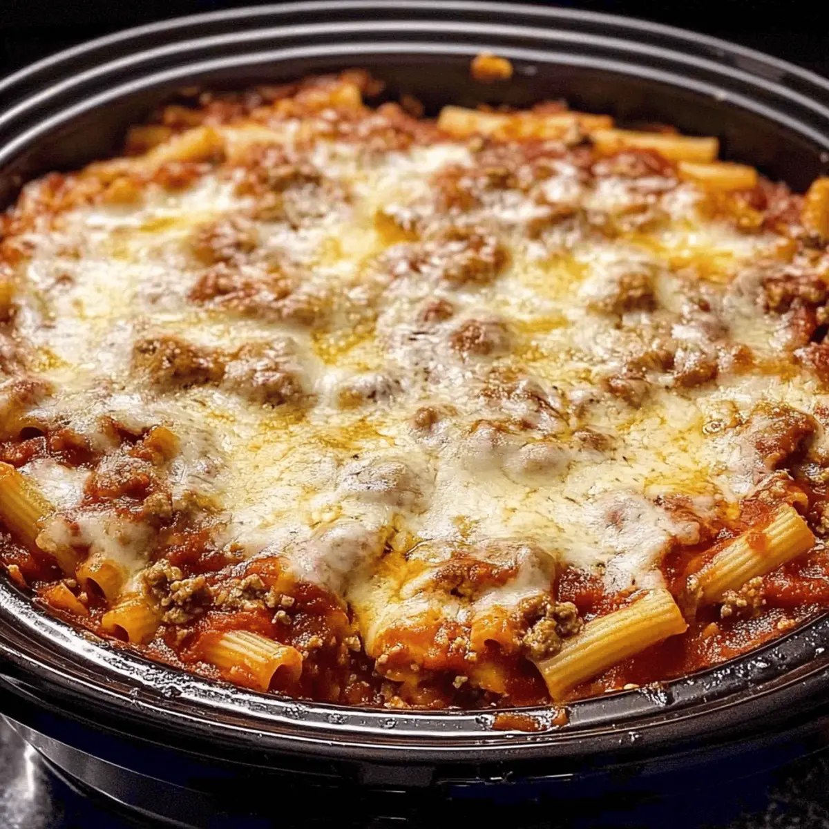Crock Pot Baked Ziti: Cheesy Bliss for Busy Weeknights 2 Crock Pot Baked Ziti bjlnod